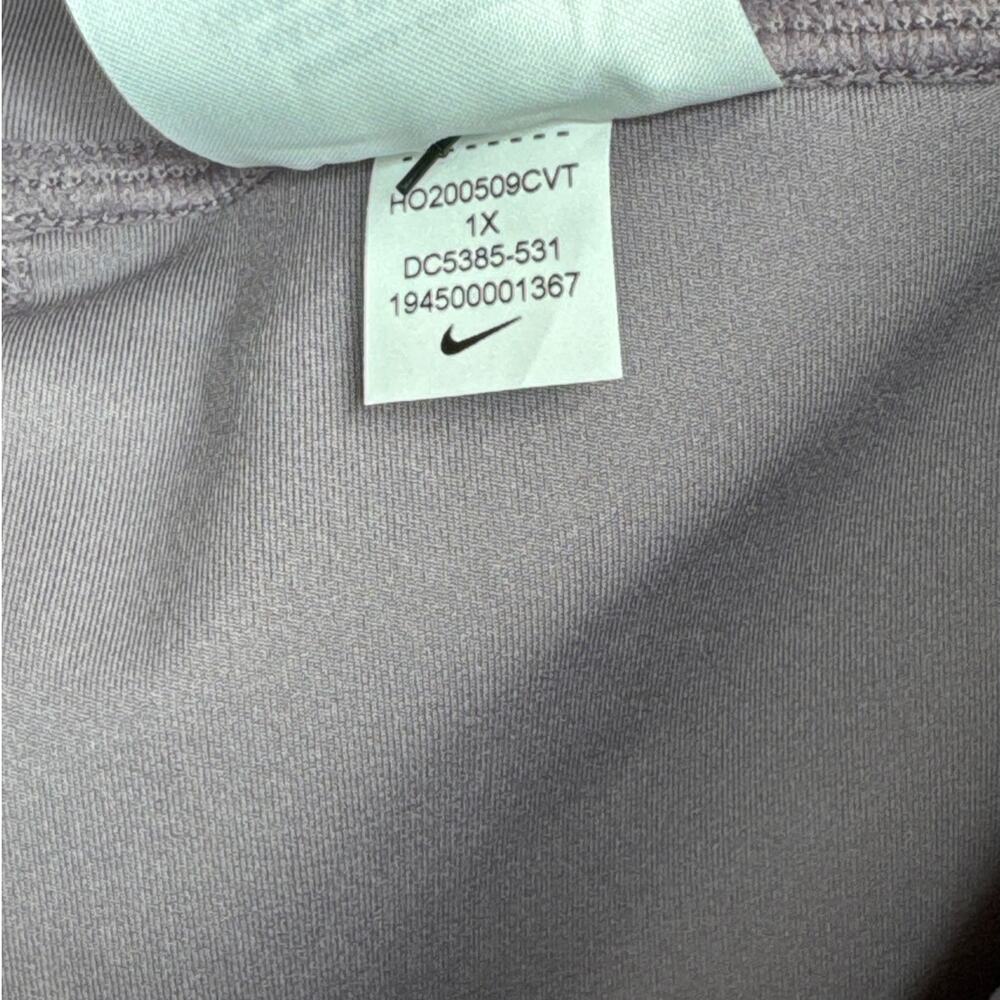 NWT Nike Dri-Fit One Luxe Lace Purple Leggings Women's Plus Size 1X (DC5385-531) - Picture 7 of 7